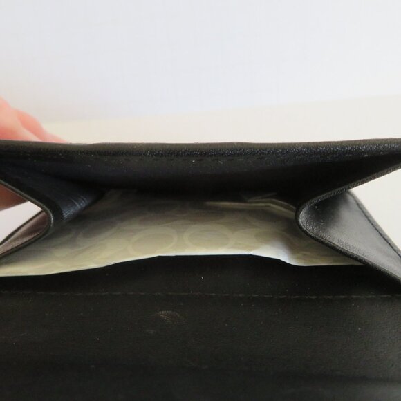 💕💕HP💕💕Coach Signature Mini Wallet, Black - NWT - Picture 11 of 16